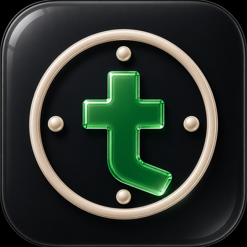 Overtime Live app icon, dark variant